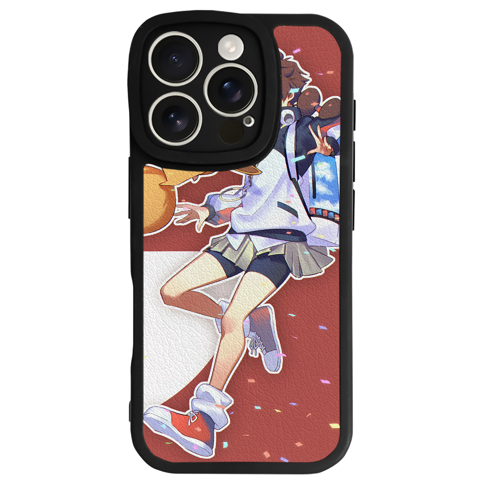 （画像用） ポケットモンスター Pokémon 【iPhone 16シリーズ対応】シリコンスマホケース（レザー調） 材質：シリコン